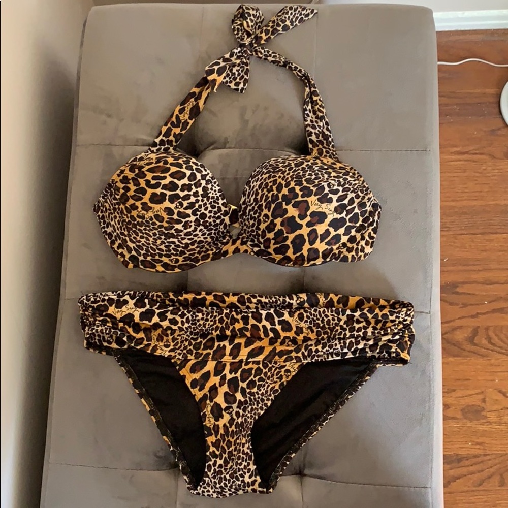 Victoria’s Secret Bombshell Bikini Set Cheetah